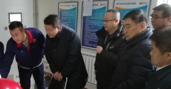 市領(lǐng)導(dǎo)深入公司電機小區(qū)燃氣鍋爐房調(diào)研